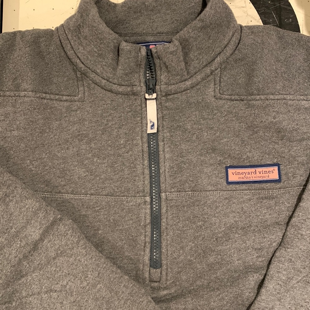 Vineyard Vines Men’s Charcoal Quarter-Zip - Size L